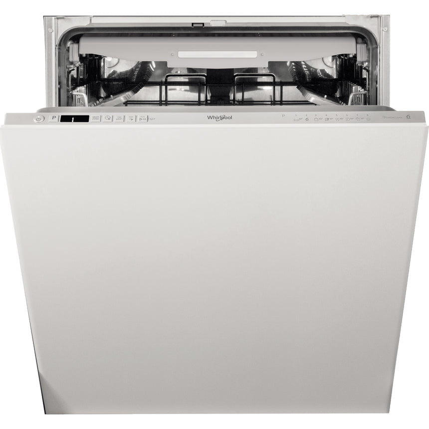 Masina de spalat vase incorporabila WHIRLPOOL WIC 3C33 PFE, 6th SENSE Technology, NaturalDry, 14 seturi, 8 programe, 60 cm, Clasa D