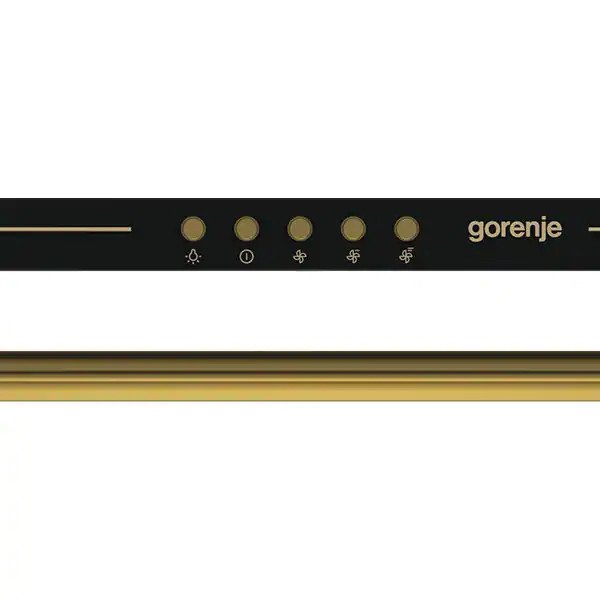 Hota decorativa, Gorenje, 60cm, max 650m3/h, neagra