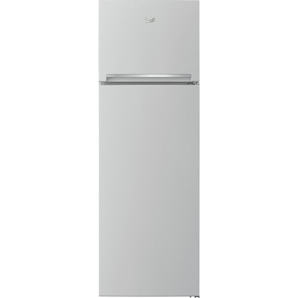 Frigider cu doua usi Beko RDSA310M40SN, 306 l, Clasa E, Cooling Fan, Safety Glass, H 175 cm, Argintiu