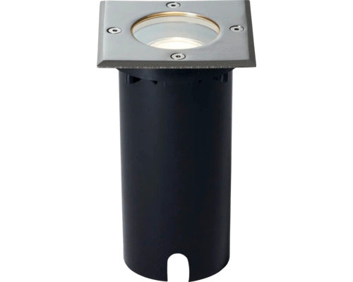 Spot Led Incastrat Lalumi Gu10 Max. 20w, 110x110 Mm, Pentru Exterior Ip67, Otel Inoxidabil