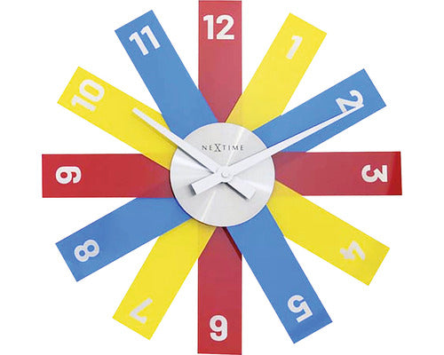 Ceas Perete Nextime Plexi Multicolor Ø 40 Cm