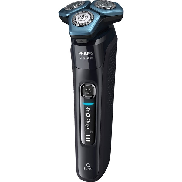 Aparat de Ras PHILIPS Shaver Series 7000 S7886/55, Acumulator, Autonomie 60 min, SkinIQ, Negru