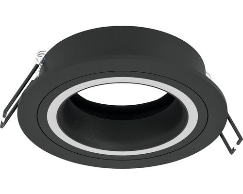 Spot Incastrat Carusso Gu10 35w Ø93 Mm, Negru