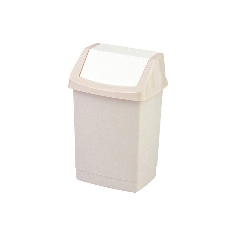 Cos de gunoi CURVER Click-It, capac batant, 25L, bej