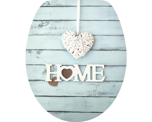 Capac WC form & style Home mat, inchidere lenta, 46,2x36,5 cm