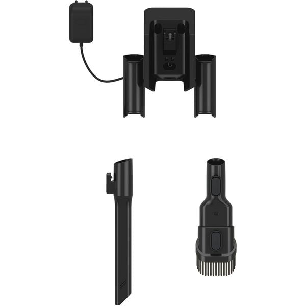 Aspirator Vertical 2in1 BEKO PowerClean VRT76325VW, 0.5l, 25.2V, Autonomie max 60 min, Alb-Negru