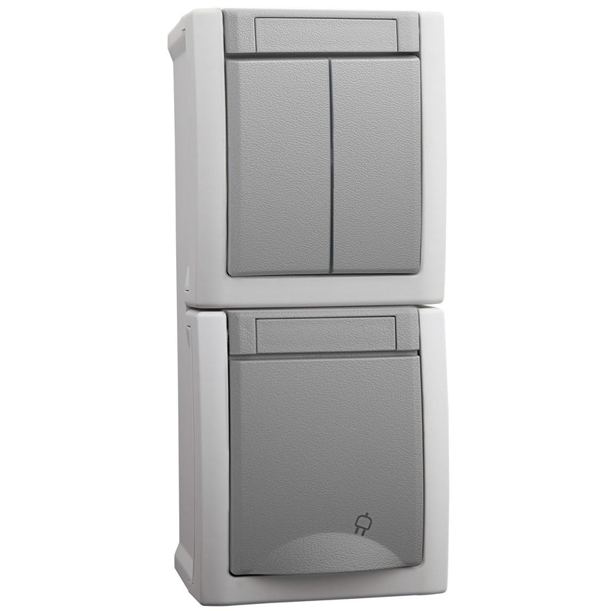Priza + comutator Panasonic Pacific, IP54