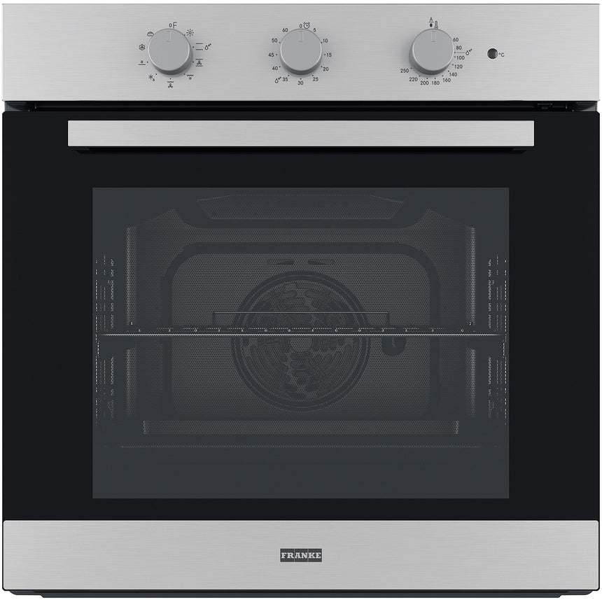 Cuptor incorporabil Franke FSL 82 H XS, Electric, 71 L, 8 programe, Display mecanic, Grill, Termostat, Clasa A, Inox