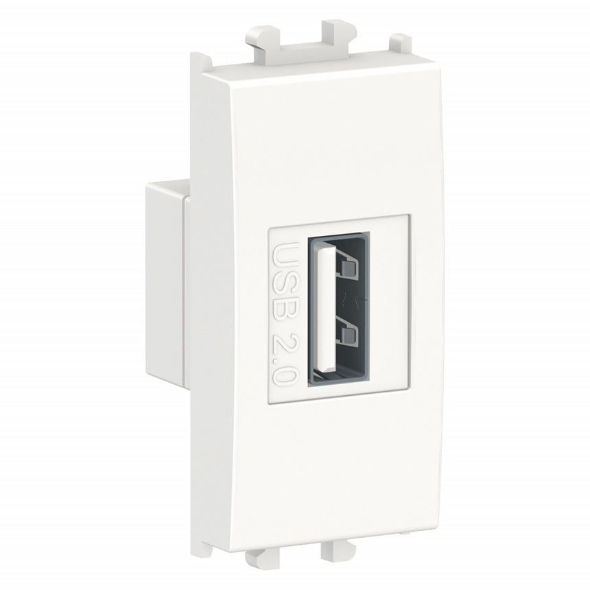 Conector USB, 1 modul, alba Schneider Easy Styl
