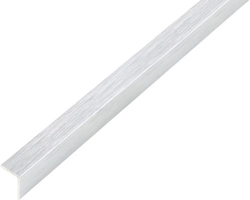 Cornier Aluminiu Alberts 15x15x1 Mm, Lungime 1m, Autoadeziv, Nuanta Otel Inoxidabil