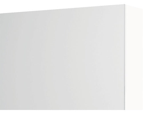 Dulap baie cu oglinda Savini Due Crea, PAL/sticla lustruita, 43x57 cm alb