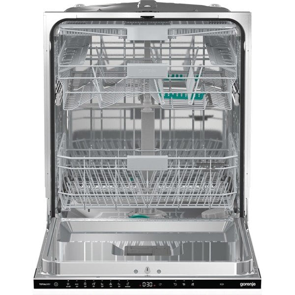 Masina de Spalat Vase Incorporabila GORENJE GV673C60, 16 seturi, 7 programe, 60 cm, Clasa C, Panou Comanda Negru