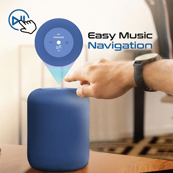 Boxa Portabila PROMATE Boom-10, Bluetooth, MicroSD, Albastru