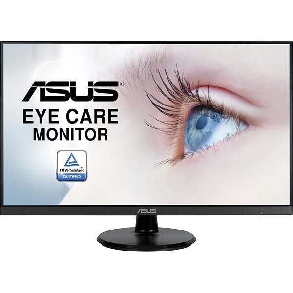 Monitor IPS LED ASUS 27" VA27DQ, Full HD (1920 x 1080), VGA, HDMI, DisplayPort, Boxe, 75 Hz, Negru