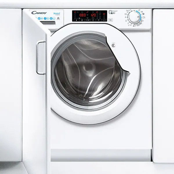 Masina de spalat rufe incorporabila cu uscator Candy CBDO485TWME/1-S, 8/5 kg, 1400 rpm, Motor inverter, Mix Power Systemm Clasa A