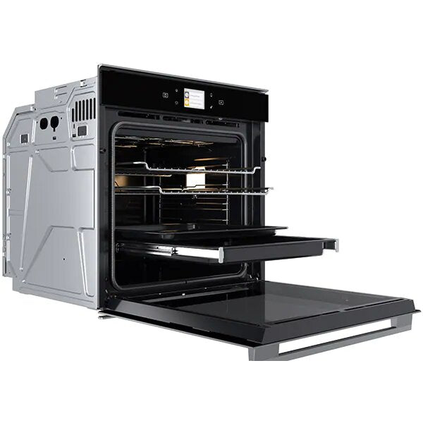 Cuptor incorporabil Whirlpool W9 OS2 4S1 P, Electric, 73 l, Autocuratare pirolitica, Tehnologia al 6-lea Simt, Ready2Cook, SteamSense, Grill, Clasa A+, Negru