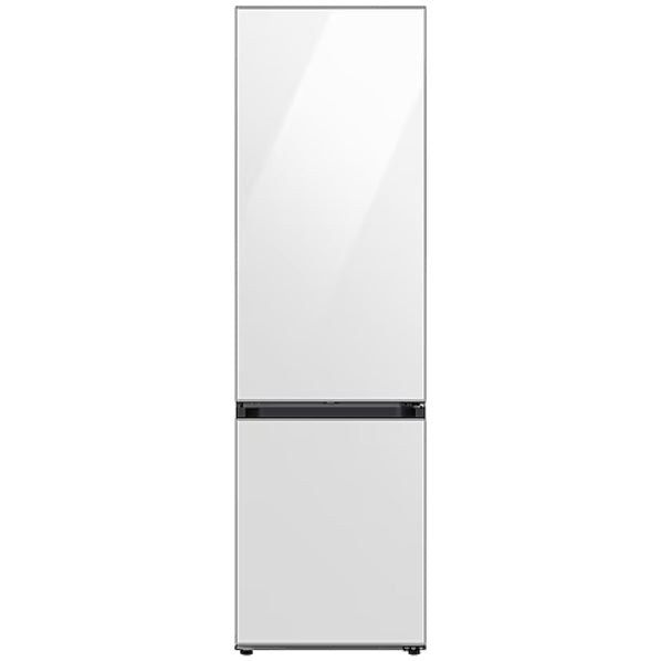 Combina frigorifica Samsung RB38C7B5C12/EF, Bespoke, 390 l, Clasa C, Total No Frost, All Around & Metal Cooling, Compresor Digital Inverter, WiFi, AI Energy, Smart Control, H 203 cm, Sticla alba