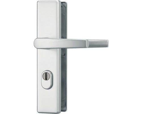 Manere Cu Sild Usa Intrare Abus 72/250 Mm, Pentru Cilindru, Argintiu Natur