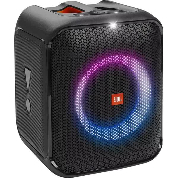 Sistem audio JBL Partybox Encore Essential, 100W, Bluetooth, Light Show, Autonomie 6 ore, IPX4, Negru