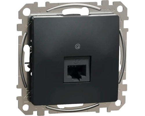 Priza Date Rj45 Simpla Schneider Sedna Design Cat5e Utp, Antracit