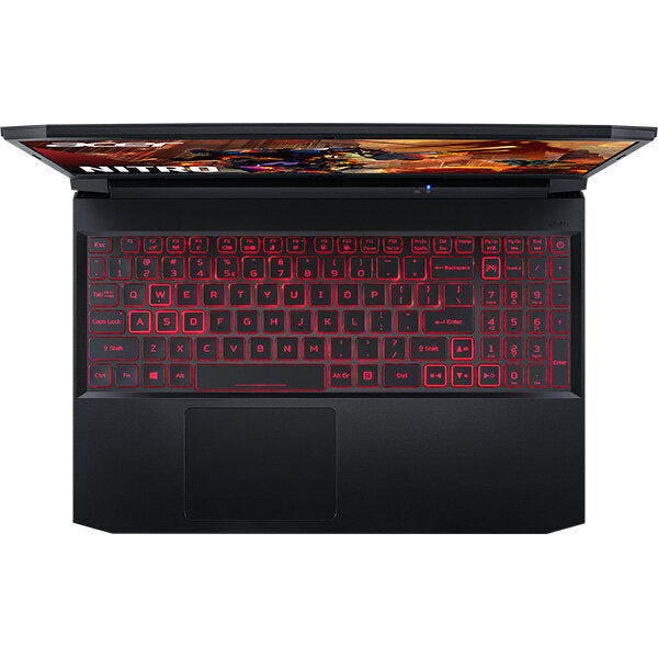 Laptop Gaming ACER Nitro 5 AN515-57-52F5, Intel Core i5-11400H pana la 4.5GHz, 15.6" Full HD, 8GB, SSD 512 GB, NVIDIA GeForce GTX 1650 4GB, Free DOS, Negru