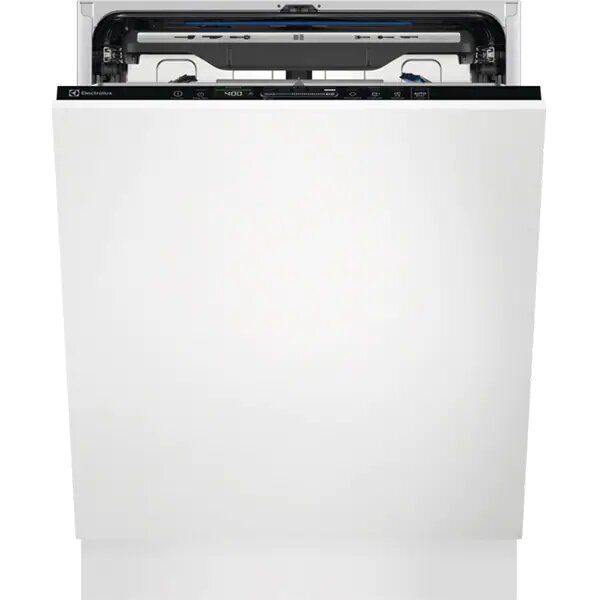 Masina de spalat vase incorporabila Electrolux EEM69410L, 15 seturi, 8 programe, Clasa C, Motor Inverter, MaxiFlex, AirDry, QuickSelect, Brat SatelliteClean, Indicator luminos pe podea, 60 cm