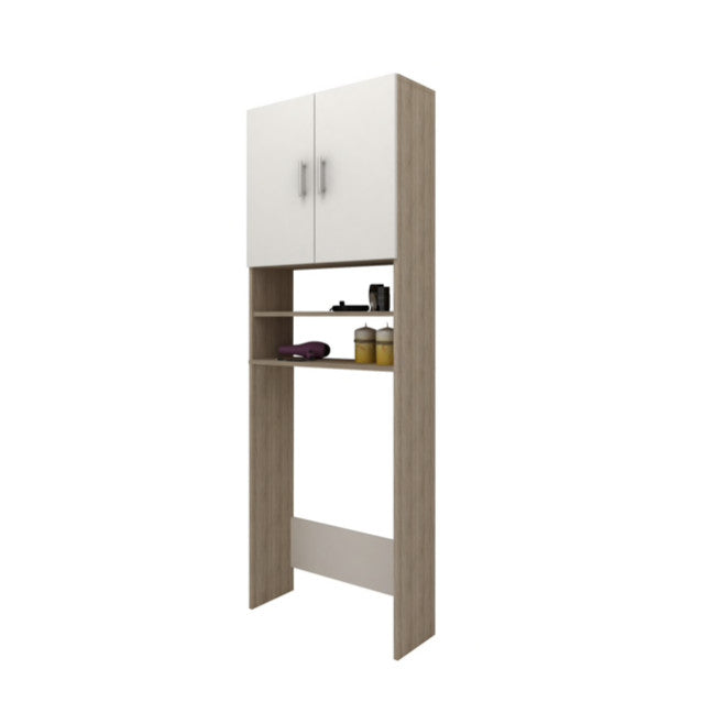 Dulap Masina de Spalat haaus, Stejar Sonoma/Alb, 65.2 x 27 x 190 cm