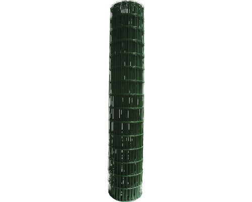 Plasa Gard Zincata Plastifiata Europlast 1, 2x25 M Verde