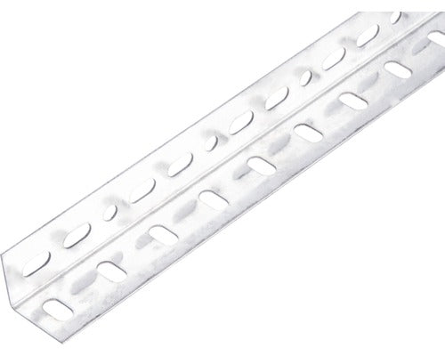 Cornier Metalic Perforat Alberts Conceptor 25x25x1, 2 Mm, Lungime 2m, Argintiu