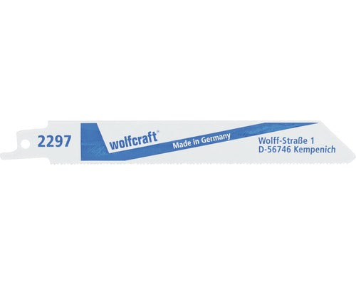 Panze Fierastrau Sabie Wolfcraft 150/130 Mm, Pentru Metal, Pachet 2 Bucati