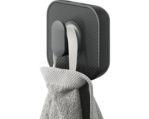 Cuier Baie Tiger Carv Inox Negru