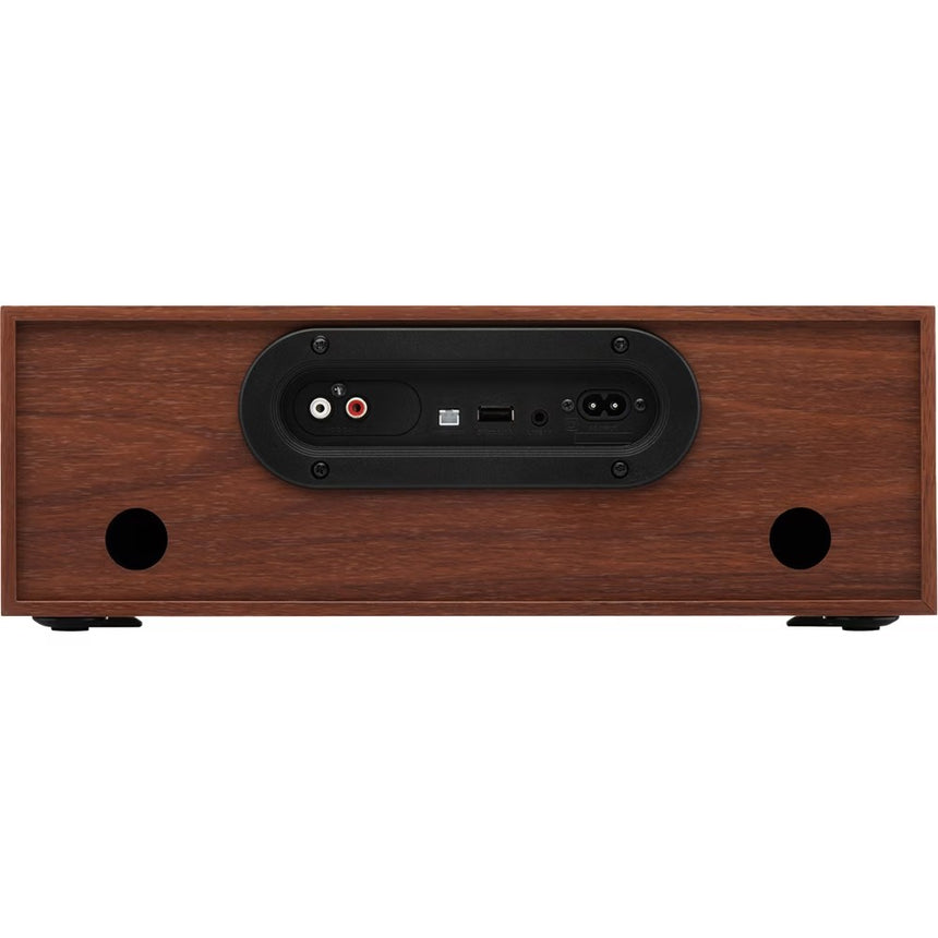 Microsistem audio JVC RD-E761, 16 W, Bluetooth, FM, player CD, USB, conversie CD audio in mp3, intrare AUX, Lemn