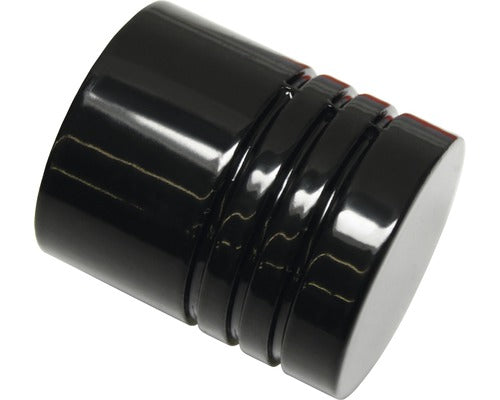 Capat Chicago Cilindru Negru Ø 20 Mm, Set 2 Buc