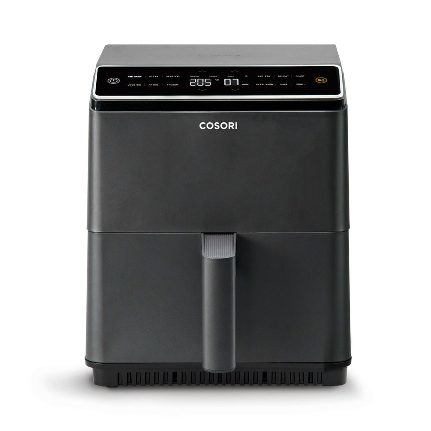 Friteuza cu aer cald COSORI Dual Blaze Pro CAF-P681S-KEUR, 6.4l, 1700 W Gri inchis