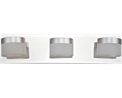 Aplica Baie Cu Led Integrat Kynosural 3x6, 3w 630 Lumeni, Ip44, Crom