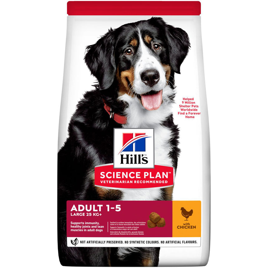 Hrana uscata pentru caini Hill's SP large breed adult, cu pui, 14 kg