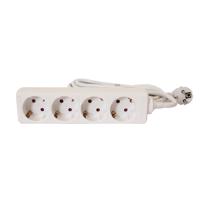 Prelungitor Strohm 4prize 3metri, cablu 3x1.5 mm2, alb
