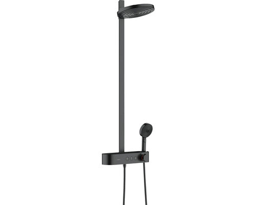 Coloana de dus Hansgrohe Pulsify S 260 negru mat cu termostat ShowerTablet Select 400