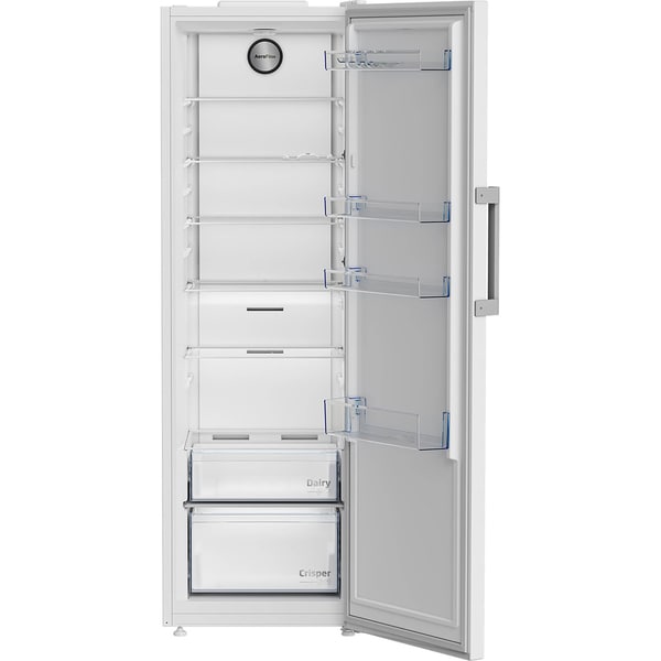 Frigider cu o usa Beko B1RMLNE444W, 365 l, No Frost, AeroFlow, Iluminare LED, Clasa E, H 186,5 cm, Alb