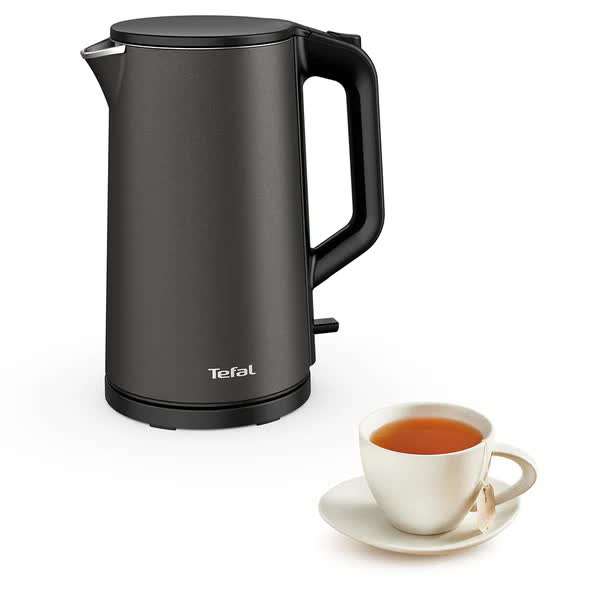 Fierbator Apa TEFAL Seamless Fortune KI583E10, 1.7l, 2000W, Negru