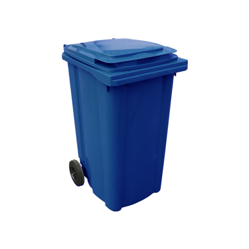 Container pentru gunoi, cu roti, EU 240 l, albastru