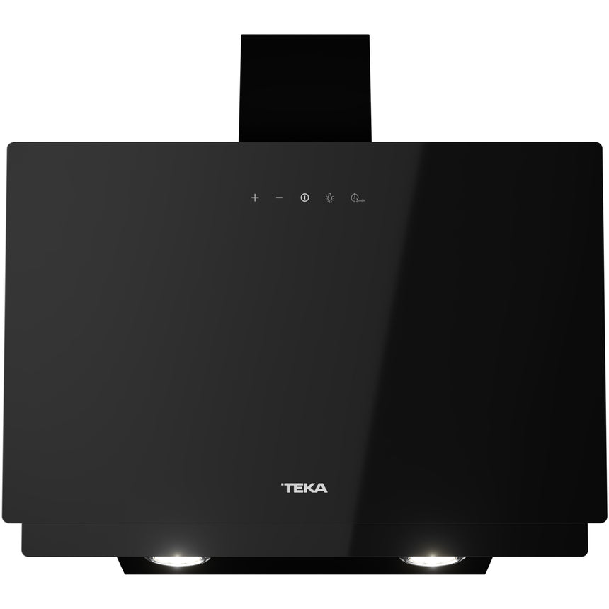 Hota incorporabila decorativa TEKA DVN 64030 BK, Putere de absorbtie 460 mc/h, Touch control, 60 cm, Sticla neagra