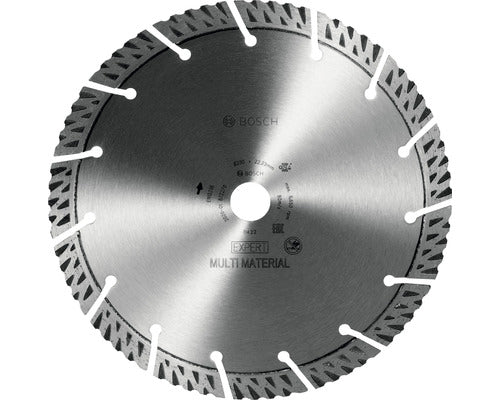 Disc de taiere diamantat Bosch Expert MultiMaterial 2608900663, 230x2.4x15 mm, alezaj 22.23 mm