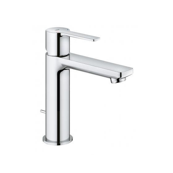 Baterie lavoar Grohe Lineare 32114001, 3/8'', marimea S, monocomanda, cartus ceramic, evacuare cu tija, crom