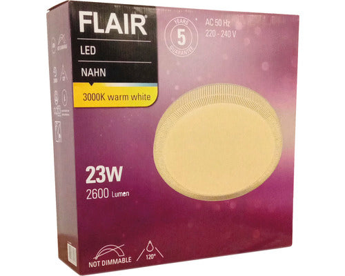 Plafoniera Cu Led Integrat Nahn 23w 2600 Lumeni, Alba