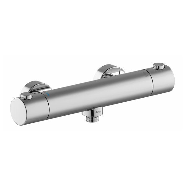 Baterie pentru dus, RAVAK, Puri, cu termostat, 150 mm