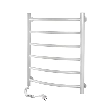 Radiator Baie Electric, Navin Blues 480x600 Mm 72w Termostat Cu Touch, Conexiune Stanga, Alb