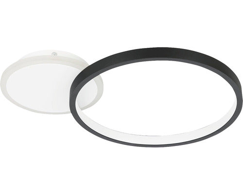 Plafoniera EGLO GAFARES 900421, LED 15W 2100lm 3000-6500K, Negru, Alb Telecomanda IP20