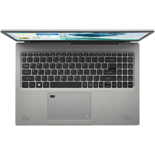 Laptop ACER Aspire Vero AV15-52-58ZD, Intel Core i5-1235U pana la 4.4GHz, 15.6" Full HD, 8GB, SSD 512GB, Intel Iris Xe, Windows 11 Home, Gri