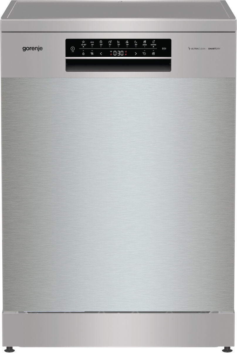 Masina de Spalat Vase GORENJE GS693C60XUVAD, 16 seturi, 7 programe, 60 cm, Clasa C, Argintiu